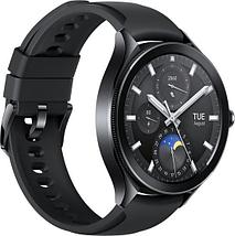 Умные часы Xiaomi Watch 2 Pro (черный, с черным силиконовым ремешком, международная версия), фото 3