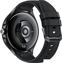 Умные часы Xiaomi Watch 2 Pro (черный, с черным силиконовым ремешком, международная версия), фото 2