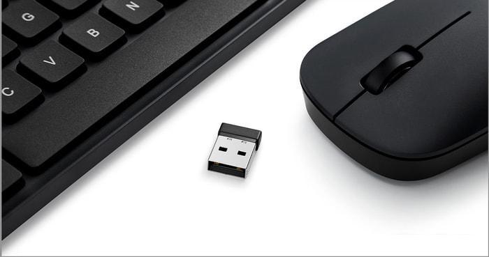 Офисный набор Xiaomi Mi Wireless Keyboard and Mouse Combo (черный, нет кириллицы) - фото 6 - id-p225983626