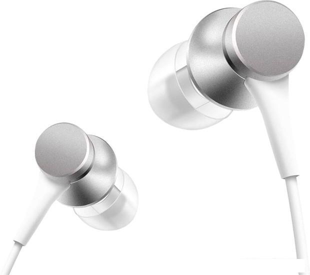 Наушники с микрофоном Xiaomi Mi In-Ear Headphones Basic HSEJ03JY (серебристый) - фото 8 - id-p225983643
