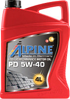 Моторное масло ALPINE PD Pumpe-Duse 5W40 / 0100169 (4л)