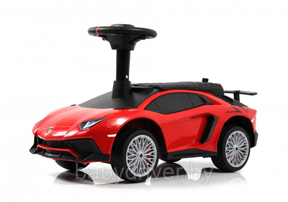 Детский толокар RiverToys M555MM-D (красный) Lamborghini Aventador SV