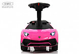 Детский толокар RiverToys M555MM-D (розовый) Lamborghini Aventador SV, фото 2