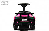 Детский толокар RiverToys M555MM-D (розовый) Lamborghini Aventador SV, фото 3