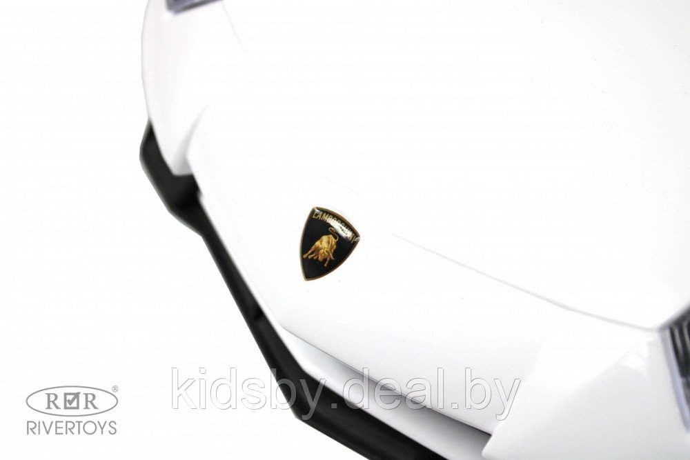 Детский толокар RiverToys M555MM-H (белый) Lamborghini Aventador SV - фото 2 - id-p226159152