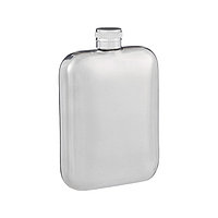 Фляжка для алкоголя и воды из нержавеющей стали, подарочная, армейская, 180 мл, 6 oz