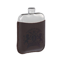 Фляжка для алкоголя и воды из нержавеющей стали, чехол, подарочная, армейская, 180 мл, 6 oz