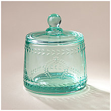 Емкость для хранения "NATURE" GREEN 9,5Х9,5Х9,5 см 355-339
