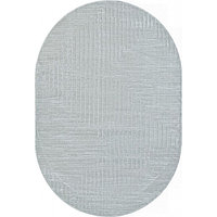 Ковёр овальный Sirocco e256at, размер 80x150 см, цвет l.grey-grey