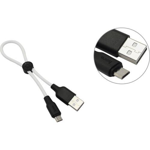 Кабель Hoco X21 Plus 712394 USB AM-- micro-B 0.25м - фото 1 - id-p225423507