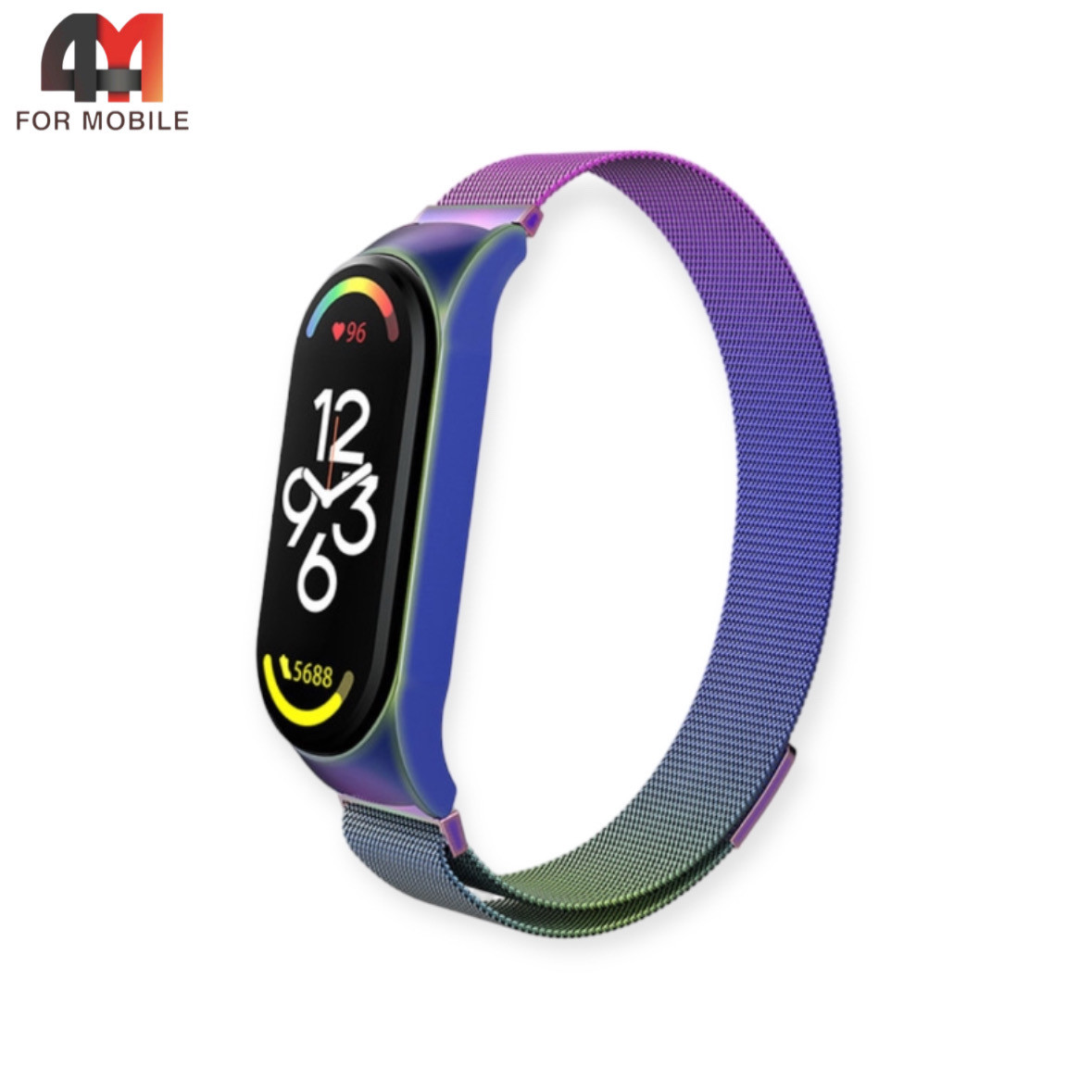 Сменный браслет Xiaomi Mi Band 7 миланская петля, цвет хамелеон - фото 1 - id-p226160450