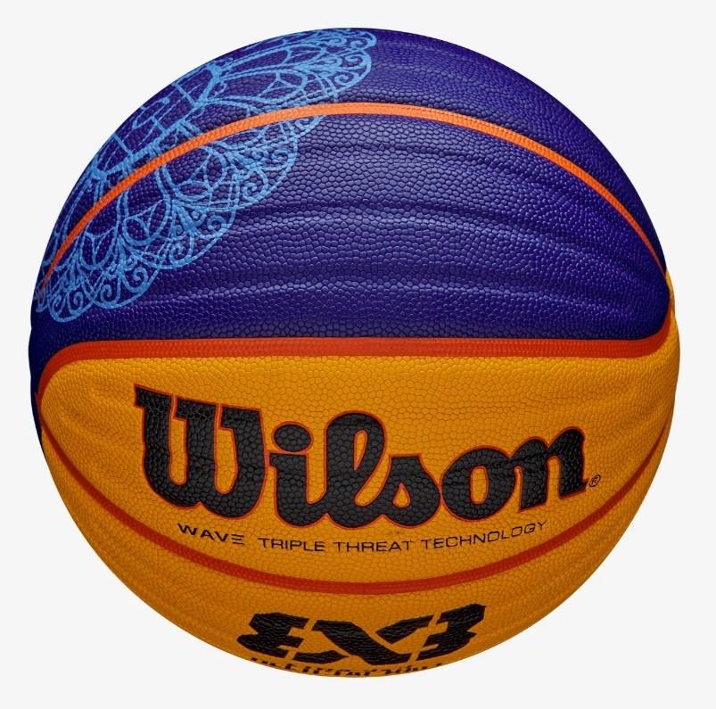 Мяч баскетбольный №6 Wilson Fiba 3x3 Official Paris 2024 Limited Edition - фото 3 - id-p226160476