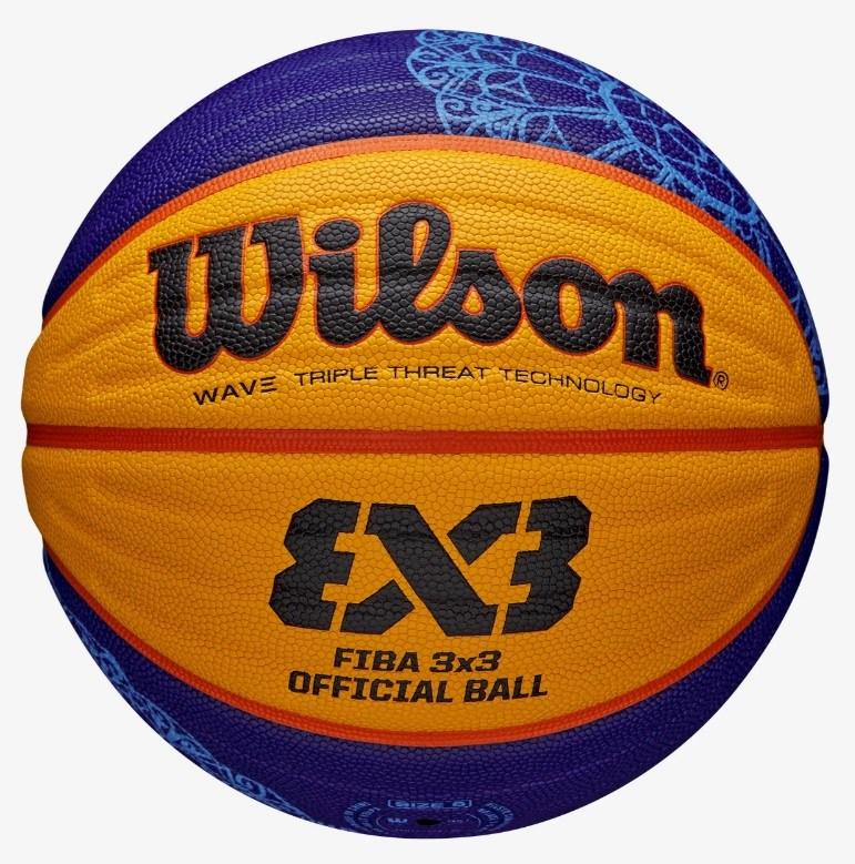 Мяч баскетбольный №6 Wilson Fiba 3x3 Official Paris 2024 Limited Edition - фото 6 - id-p226160476