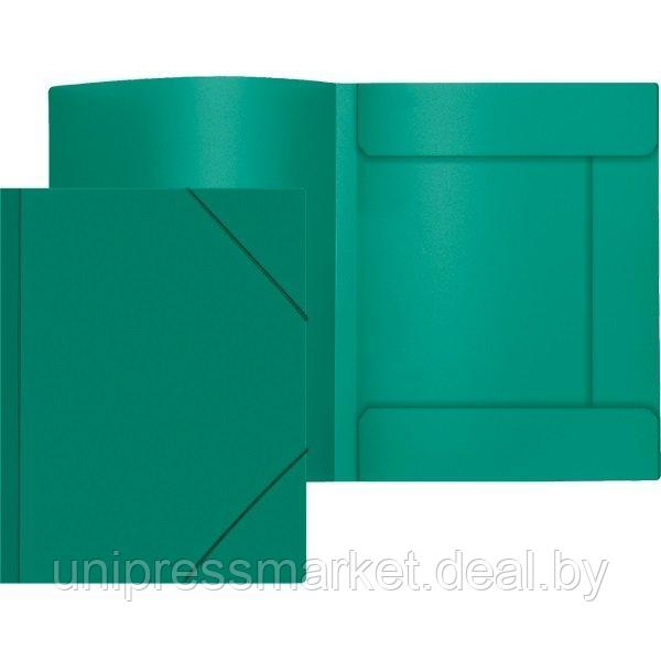 Папка с резинкой А4, 450мкм, Attomex, зеленая - фото 1 - id-p226160513