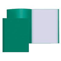 Папка-файл  20 листов Attomex,  A4, 500 мкм, вкладыши 30 мкм, зеленая