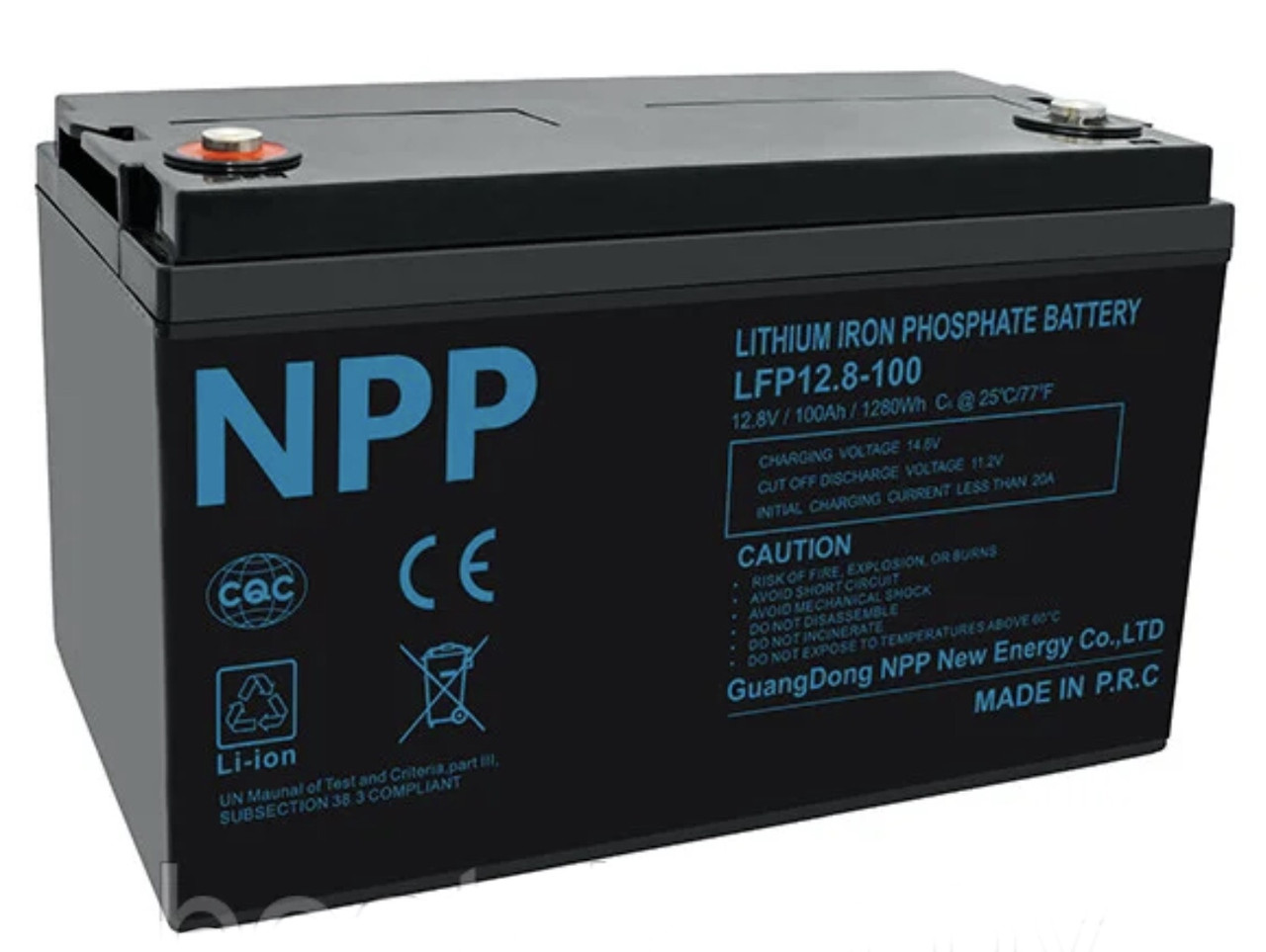 Аккумулятор NPP LiFePO4-X 12.8 V, 100 Ah (100A) - фото 1 - id-p226160634