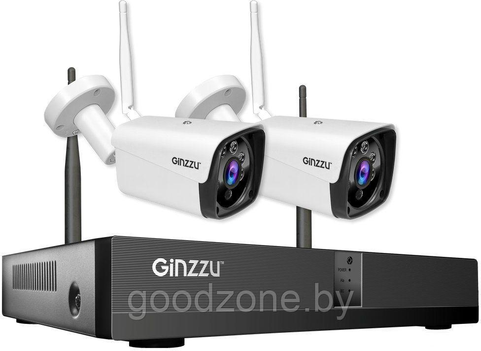 Комплект видеонаблюдения Ginzzu HK-4203W - фото 1 - id-p226161112