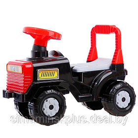 Машинка детская «Трактор», цвет чёрный