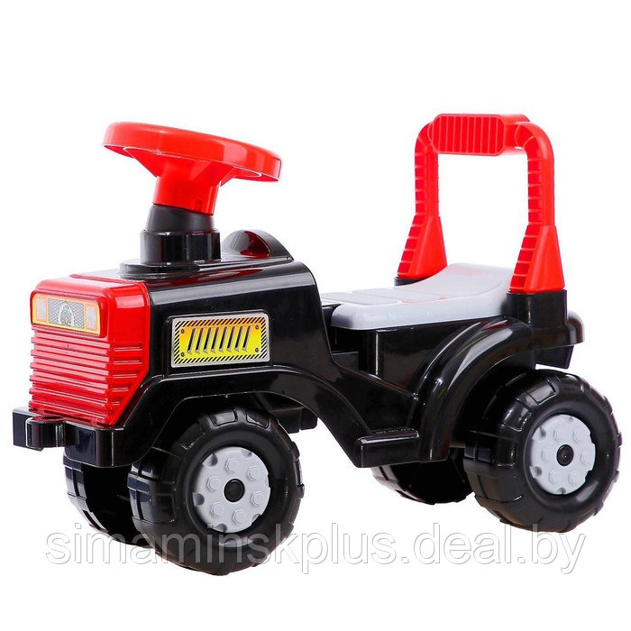 Машинка детская «Трактор», цвет чёрный - фото 1 - id-p226160889