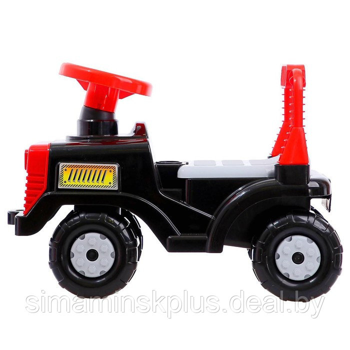 Машинка детская «Трактор», цвет чёрный - фото 2 - id-p226160889