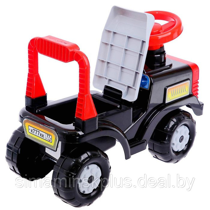 Машинка детская «Трактор», цвет чёрный - фото 4 - id-p226160889