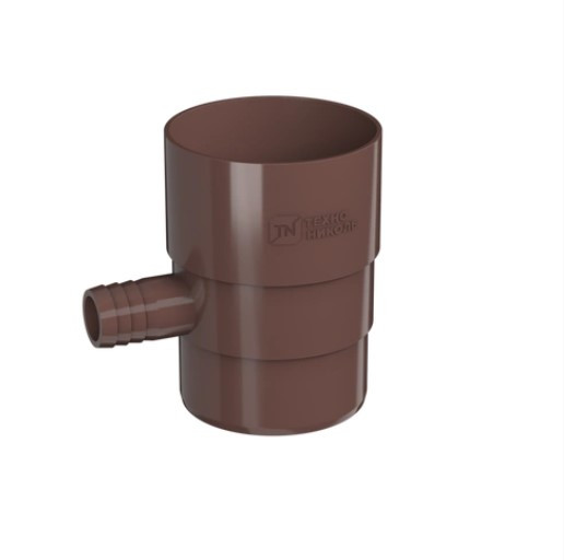 Технониколь ТН ПВХ Отвод для сбора воды (коричневый) - фото 1 - id-p226161642