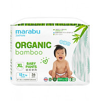 Подгузники-трусики Marabu Organic Japan bamboo XL (12+ кг) 36шт