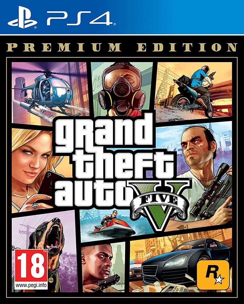 Игра Grand Theft Auto V. Premium Edition / GTA 5 для PlayStation 4 - фото 1 - id-p226162050