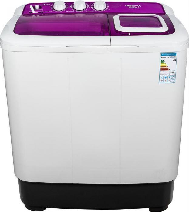 Активаторная стиральная машина для дачи полуавтомат на 6 кг с вертикальной загрузкой и отжимом VESTA WME60LP - фото 1 - id-p226162125