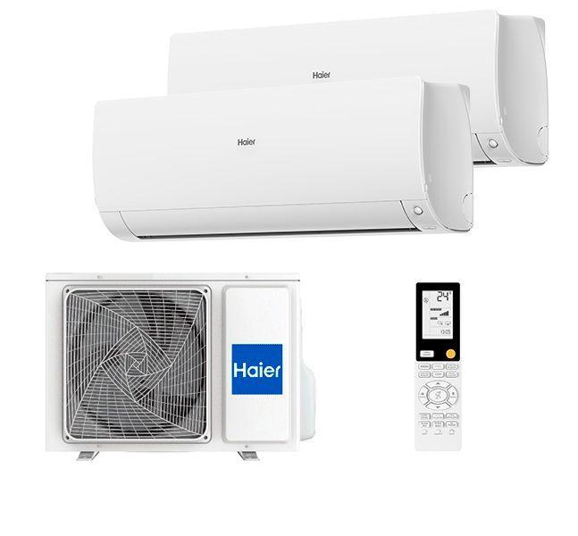 Мульти-сплит система Haier AS25S2SF2FA-W x 2 / 2U50S2SM1FA-3 - фото 1 - id-p226161866