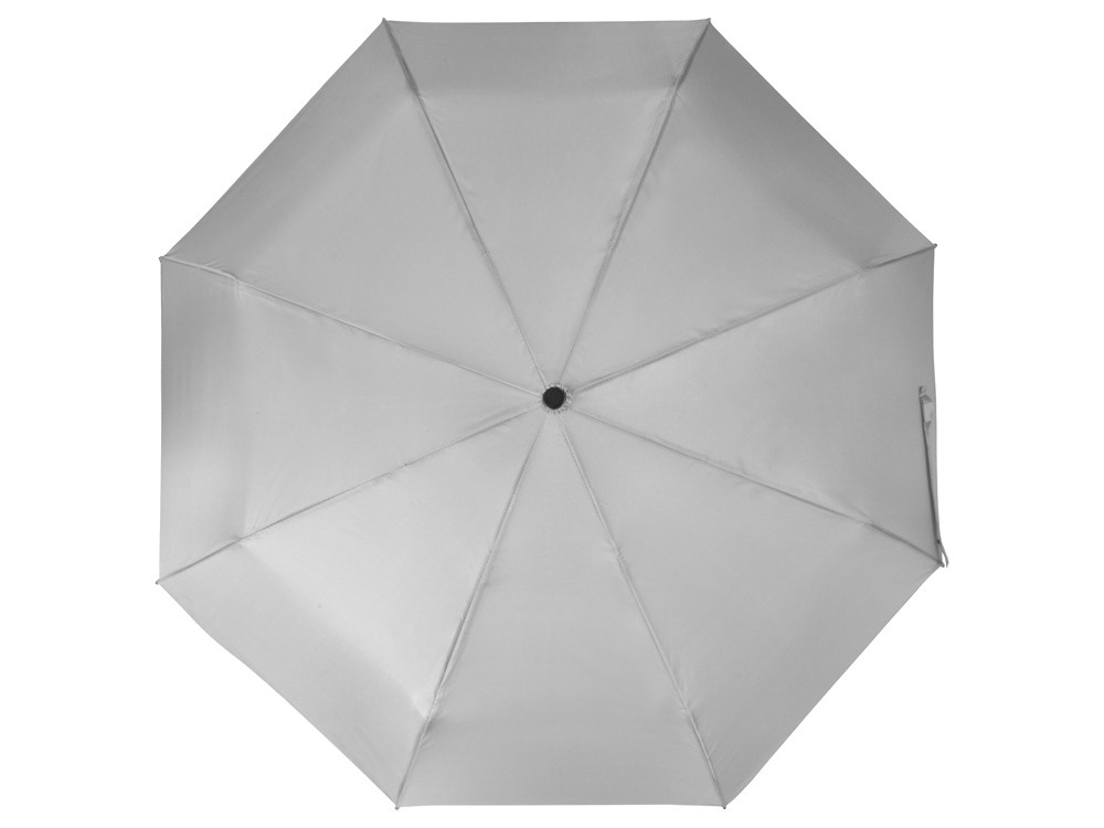 Зонт складной Columbus, механический, 3 сложения, с чехлом, серый - фото 5 - id-p226166060