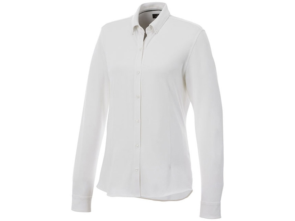 Женская рубашка Bigelow из пике с длинным рукавом, белый - фото 1 - id-p226166339