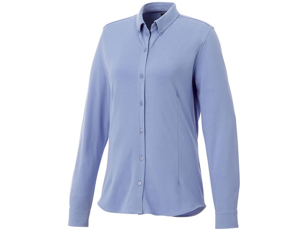 Женская рубашка Bigelow из пике с длинным рукавом, светло-синий - фото 1 - id-p226166340