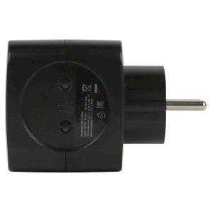 OEM Разветвитель электрический ЭРА SP-2-USB-B на 2 розетки 220V + 2xUSB 2400mA, без заземл 10А (черный) - фото 2 - id-p226164635