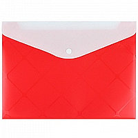 Папка-конверт на кн. А4 Diamond красная DV-0377D-RD