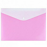 Папка-конверт на кн. А4 Diamond розовая DV-0377D-PN