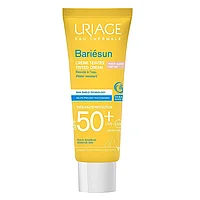 Тонирующий крем для лица золотистый Uriage Урьяж Bariesun SPF 50+ тон светлый, 50 мл