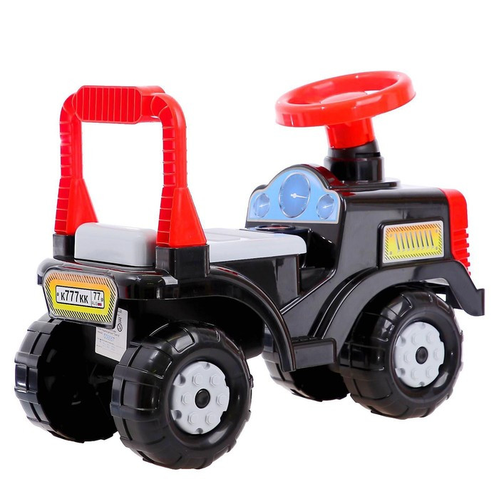 Машинка детская «Трактор», цвет чёрный - фото 3 - id-p226170054