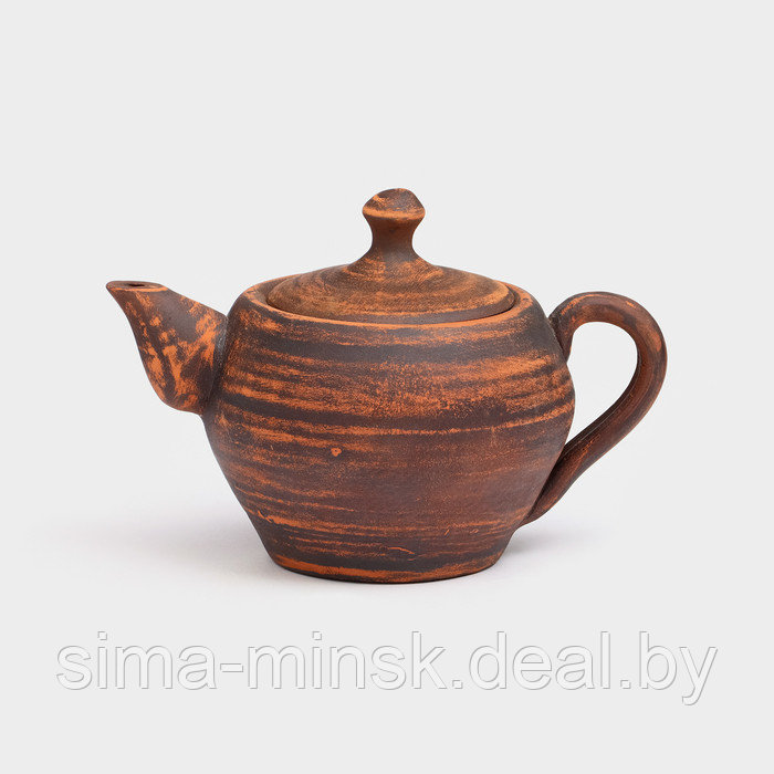Чайник для заварки "Tea Time", гончарный, красная глина, 0.6 л - фото 2 - id-p226170135