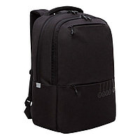 Рюкзак молодёжный 43 х 29 х 15 см, Grizzly, эргономичная спинка, отделение для ноутбука, чёрный