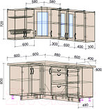 Готовая кухня Интерлиния Мила Крафт 1.2x1.9, фото 2