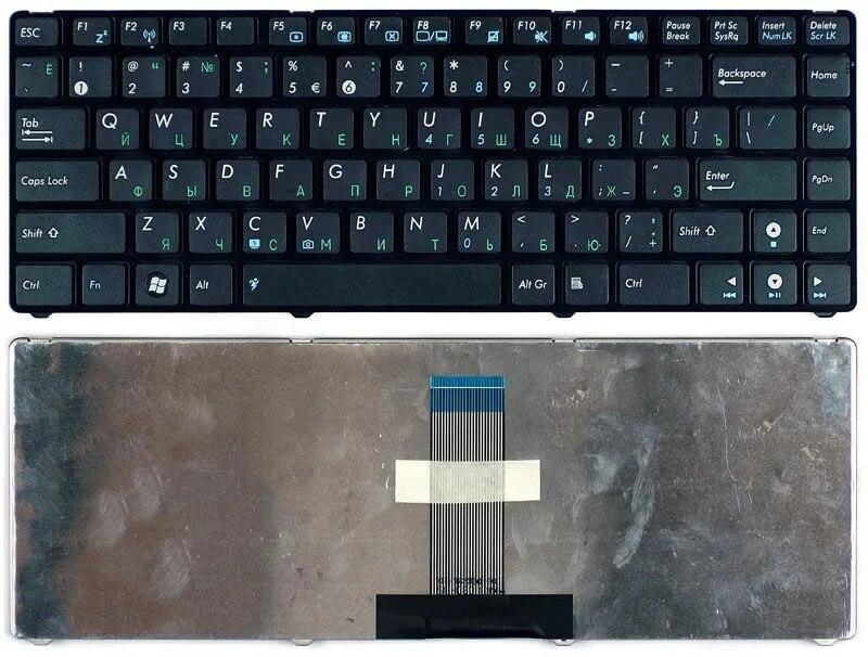 Клавиатура для ноутбука серий Asus EEE PC 1215, черная (с разбора) - фото 1 - id-p226154535