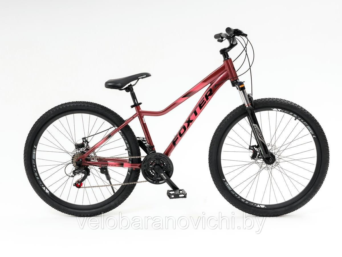 Велосипед Foxter Poison Бордовый - фото 1 - id-p226193484