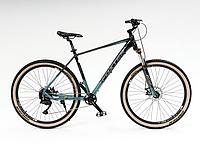 Велосипед Foxter Dallas 1*9 Cues Чёрно-зелёный