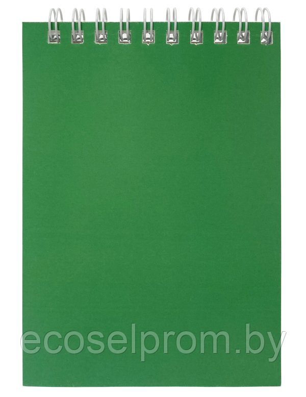 Блокнот А6 Workmate Для конференций, 60 листов, на гребне, зеленый