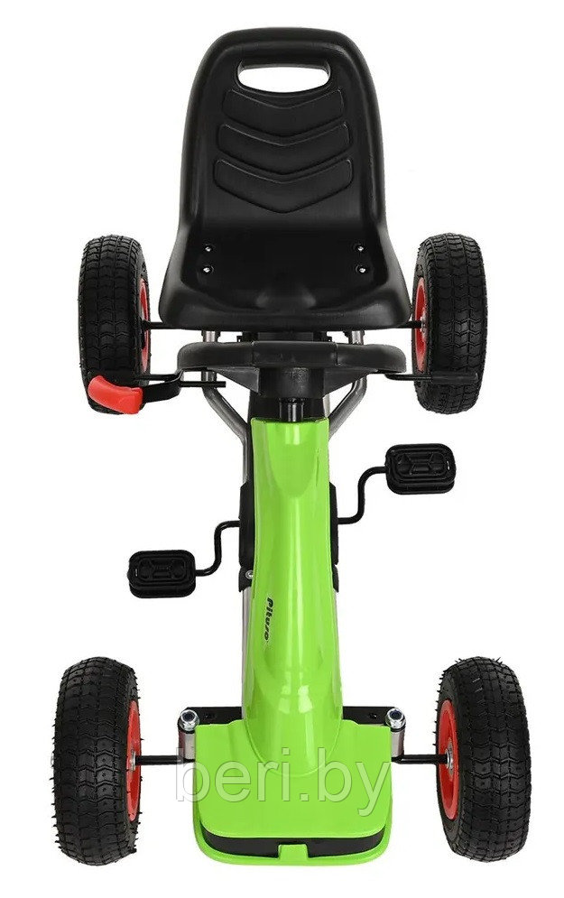Педальный картинг, детская педальная машинка PITUSO , F638-1, разные цвета Зеленый - фото 2 - id-p226193996