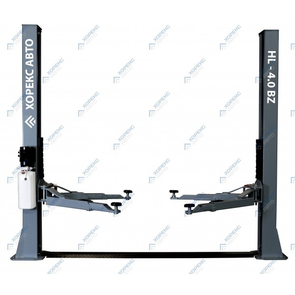 Подъемник двухстоечный электрогидравлический с симметричными лапами, г/п 4.0 т HL-4.0 BZ сим лапы - фото 1 - id-p226194168