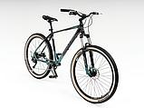 Велосипед Foxter Dallas 1*9 Cues Чёрно-зелёный, фото 2