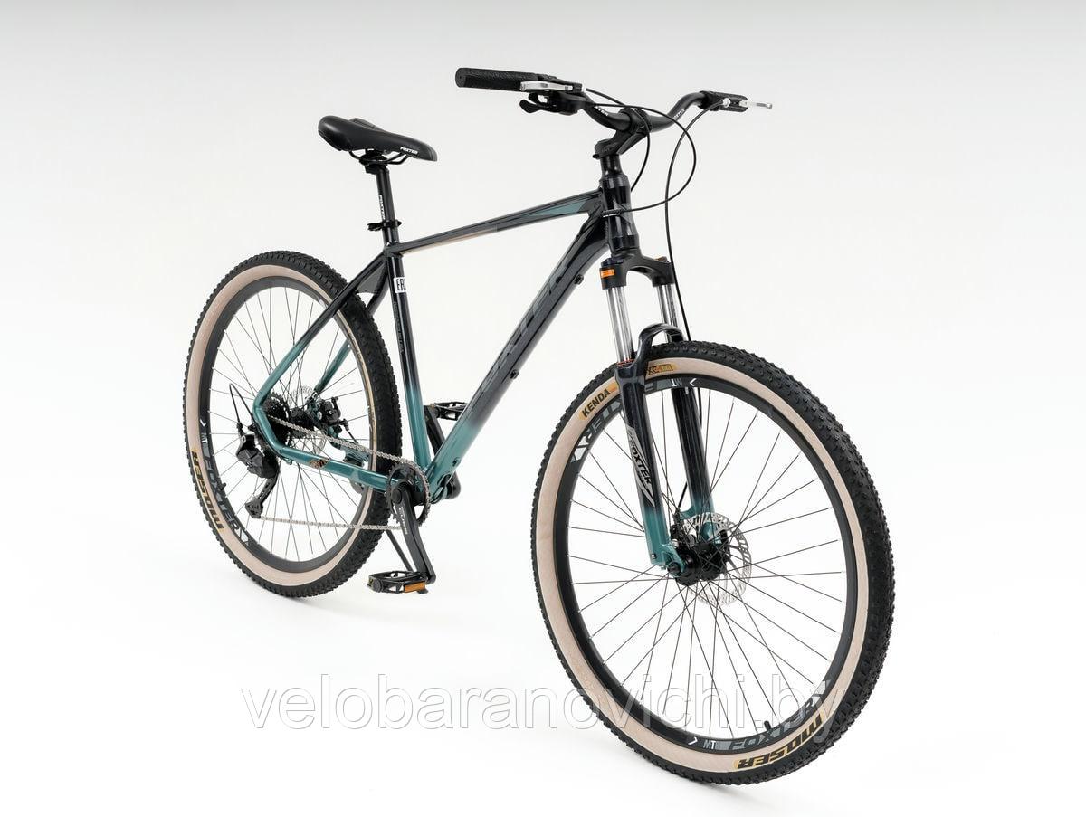 Велосипед Foxter Dallas 1*9 Cues Чёрно-зелёный - фото 2 - id-p226193490