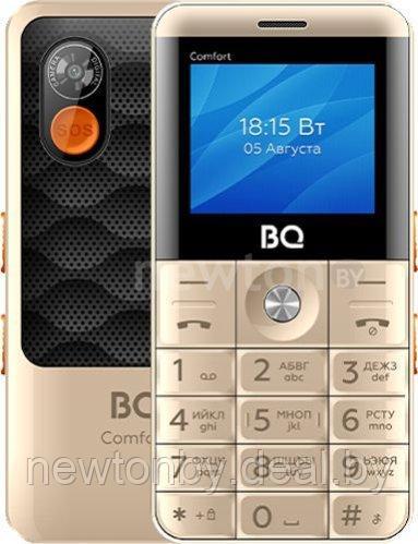Кнопочный телефон BQ-Mobile BQ-2006 Comfort (золотистый) - фото 1 - id-p226194378